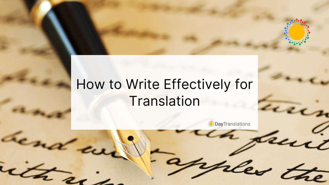 writing for translation
