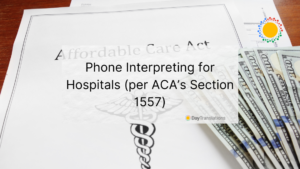 phone interpreting for hospitals