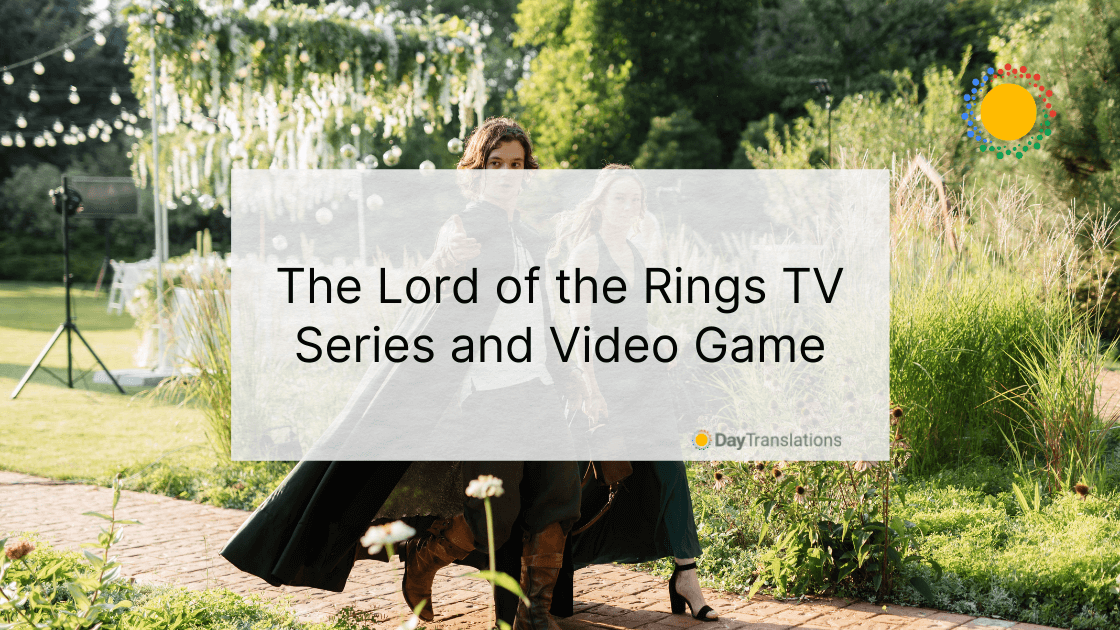 LOTR tv series and video game