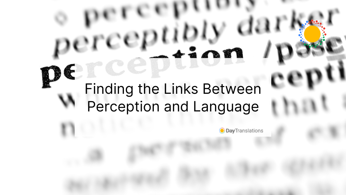language and perception