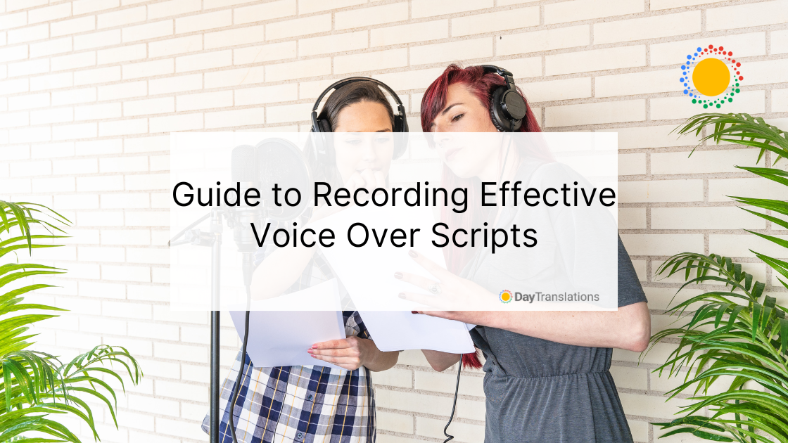 recording effective voice over scripts