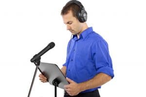 male voice over artist