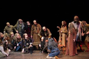 Actors in klingon costumes
