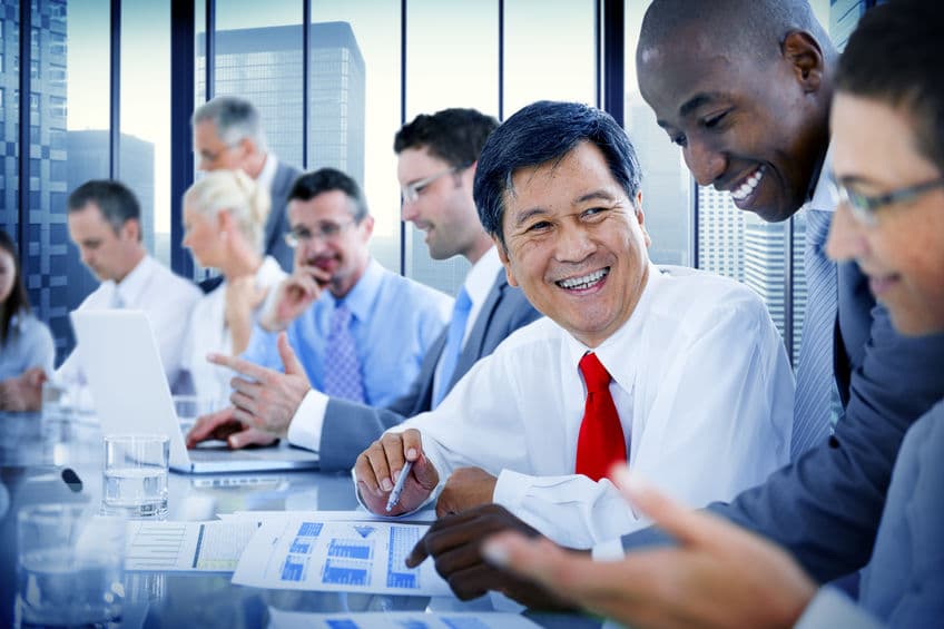 business people in a meeting