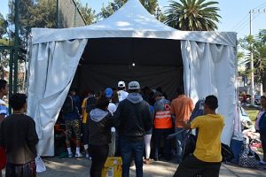 Migrant Caravan in Tijuana Mexico