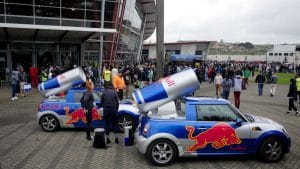 Red Bull Cars in Vodafone Event centre, Auckland, New Zealand