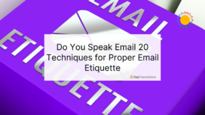 proper email etiquette