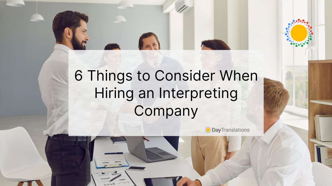 hiring an interpreting company