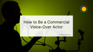 commercial voice actor
