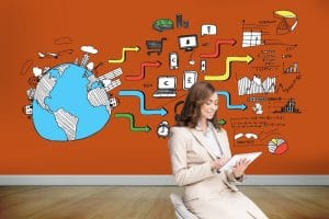 marketing translator analyzing global marketing plans