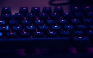 keyboard-with-neon-lighting