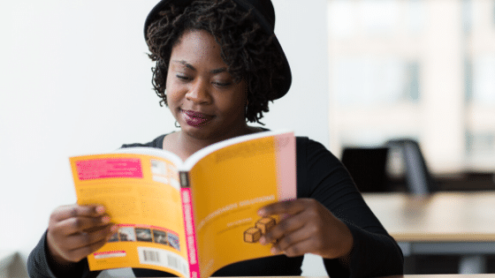 black-young-woman-studying