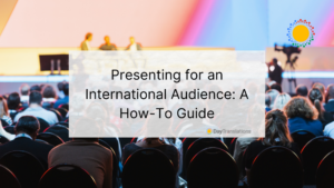 dealing with international audience