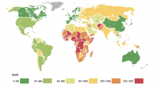 world-map-healthcare-levels