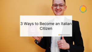 how to get dual citizenship in italy