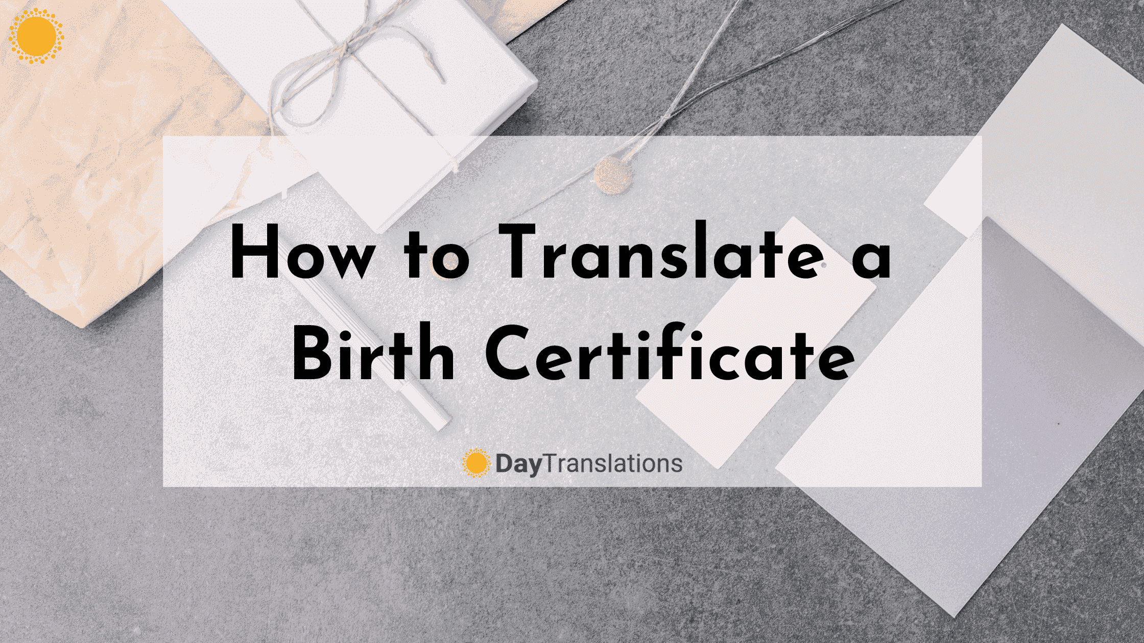 translate birth certificate