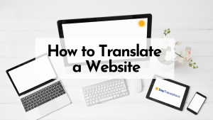 how to translate a website