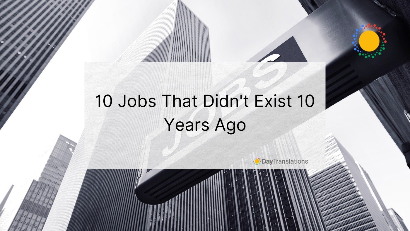 jobs that didn t exist 10 years ago