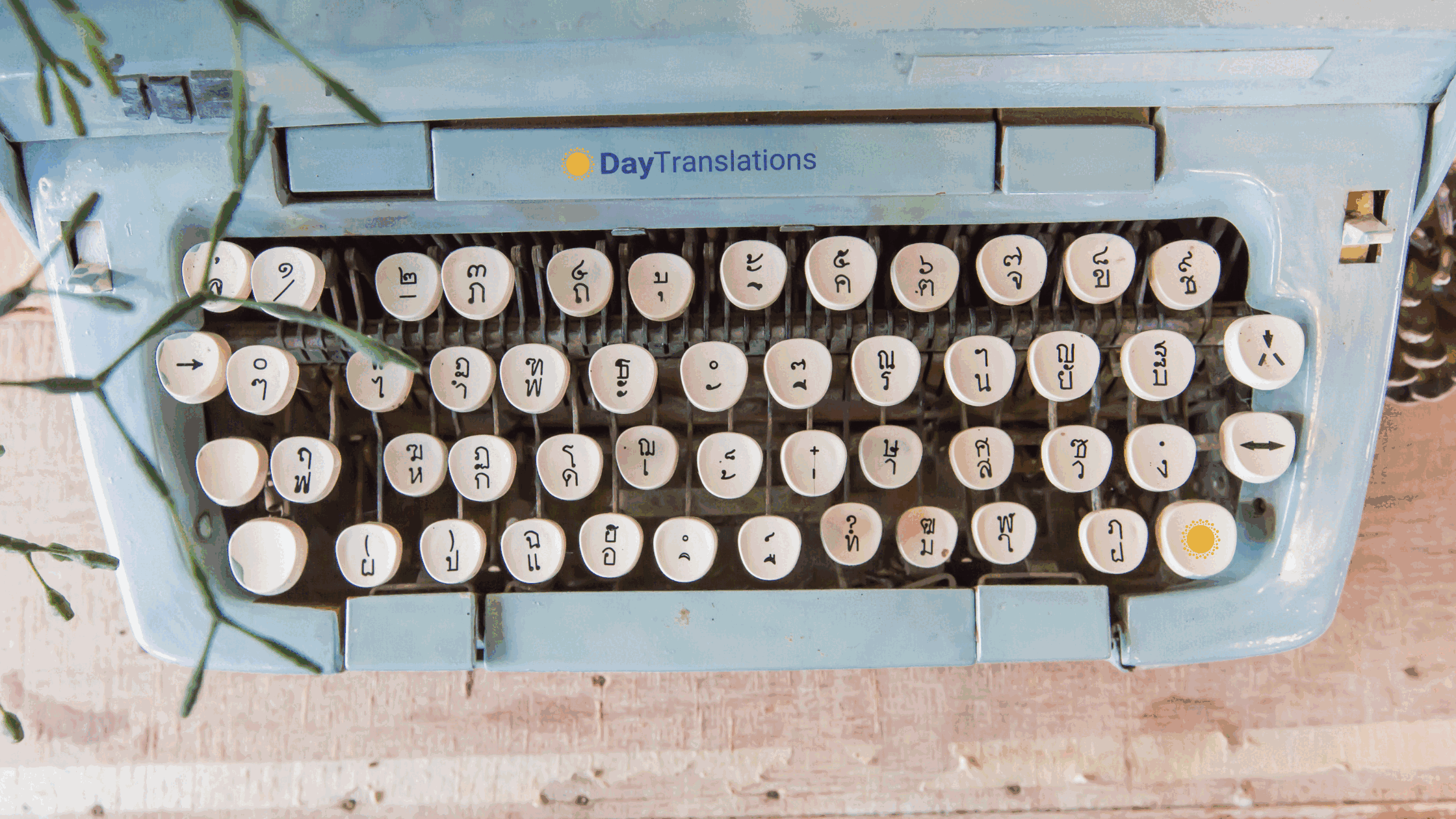 thai language typewriter