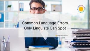 language errors