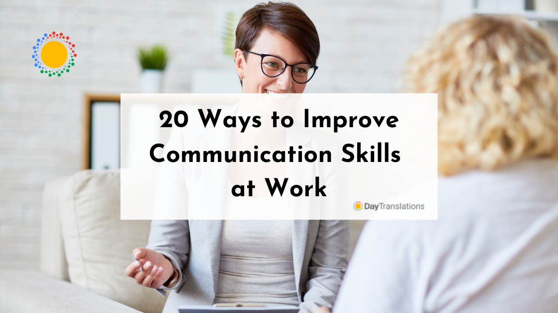 20 ways to improve communication skills