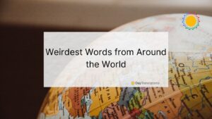weirdest words