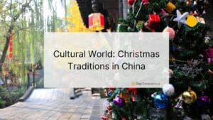 china christmas traditions