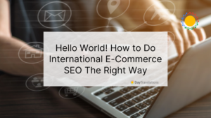how to do international e-commerce seo