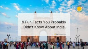 fun facts about india