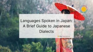 languages spoken in japan