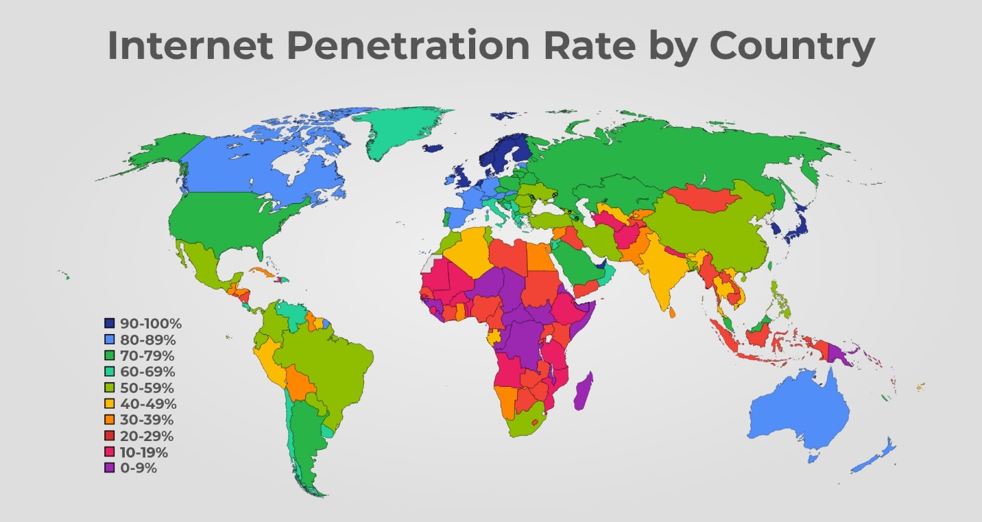 internet penetration rate by state