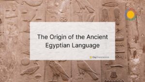 ancient egypt language