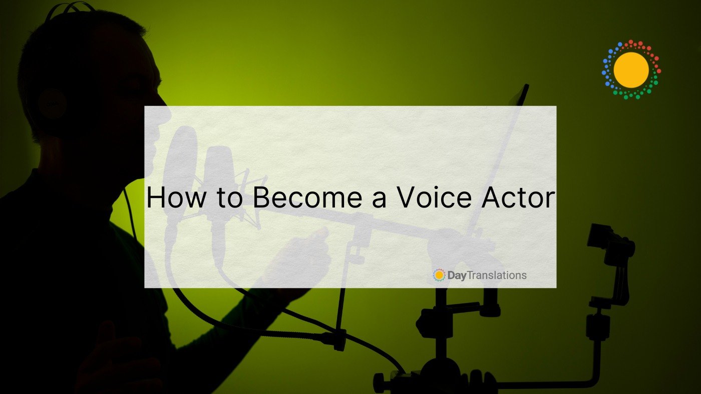 becoming a voice actor