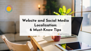 website and social media localization