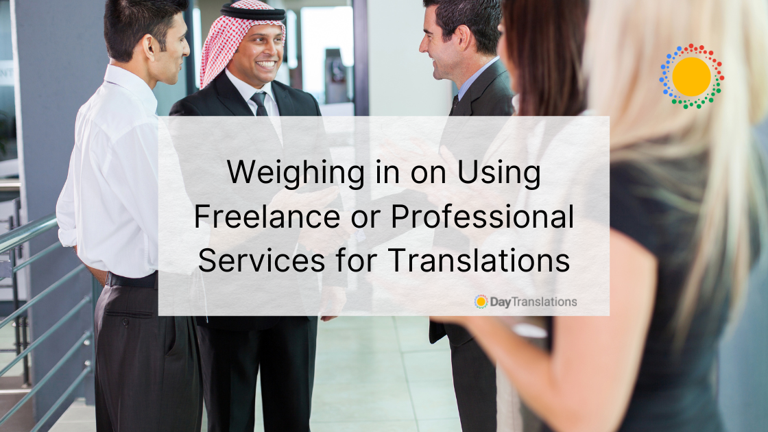 freelance or professional translation service