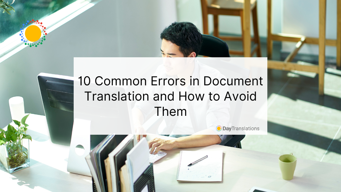 Common Errors in Document Translation