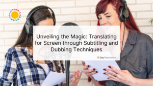 Unveiling the Magic: Translating for Screen through Subtitling and Dubbing Techniques