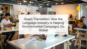 Green Translation How the Language Industry Is Helping Environmental Campaigns Go Global