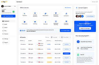 DayVIP dashboard preview