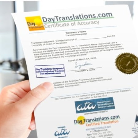 Certified Legal Translations