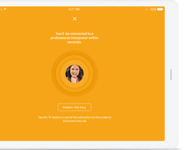 Instantly Connect with Interpreters via Phone or Computer
