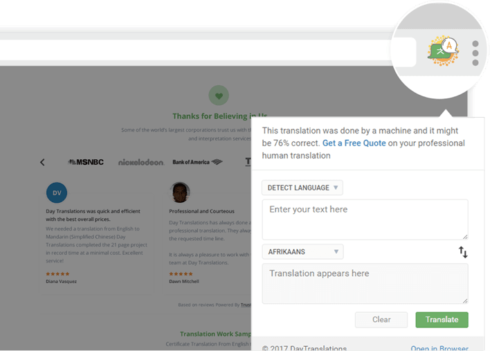 Rapid Language Detection