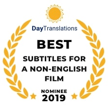 Nomination for Best Subtitles For a Non-English Film 2019