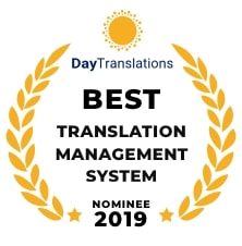 Nomination for Best Translation Management System 2019