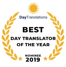 Nomination for Best Day Translator 2019