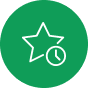 Clock Green Icon