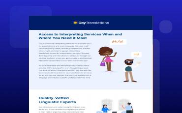 Using Interpreting Services